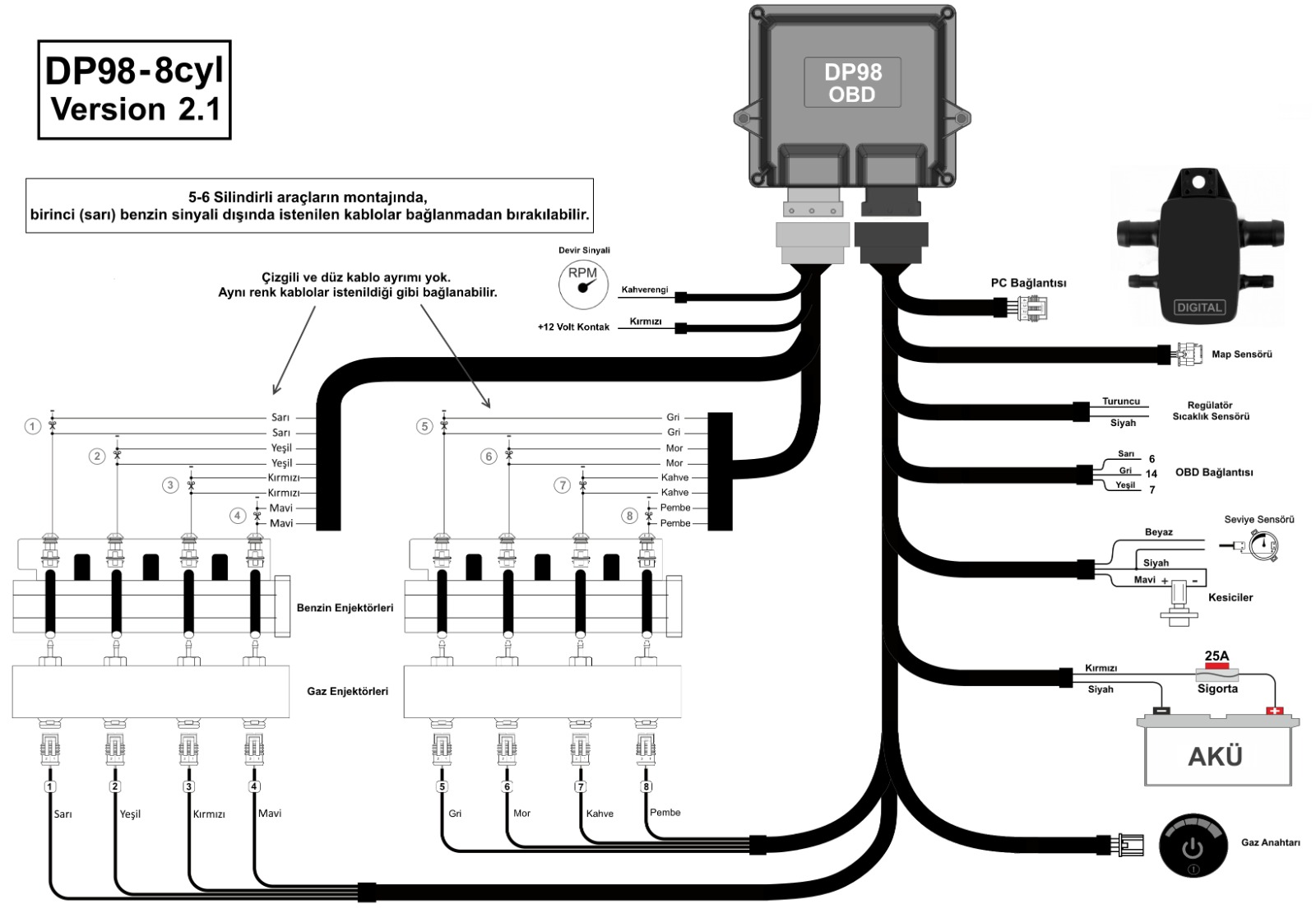 DP98 8CYL Assembly Diagram